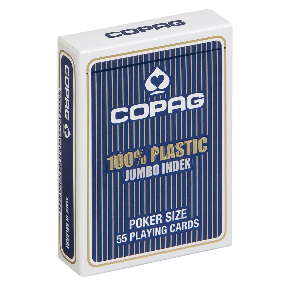 Copag Poker Jumbo Index Playing Cards - Blue