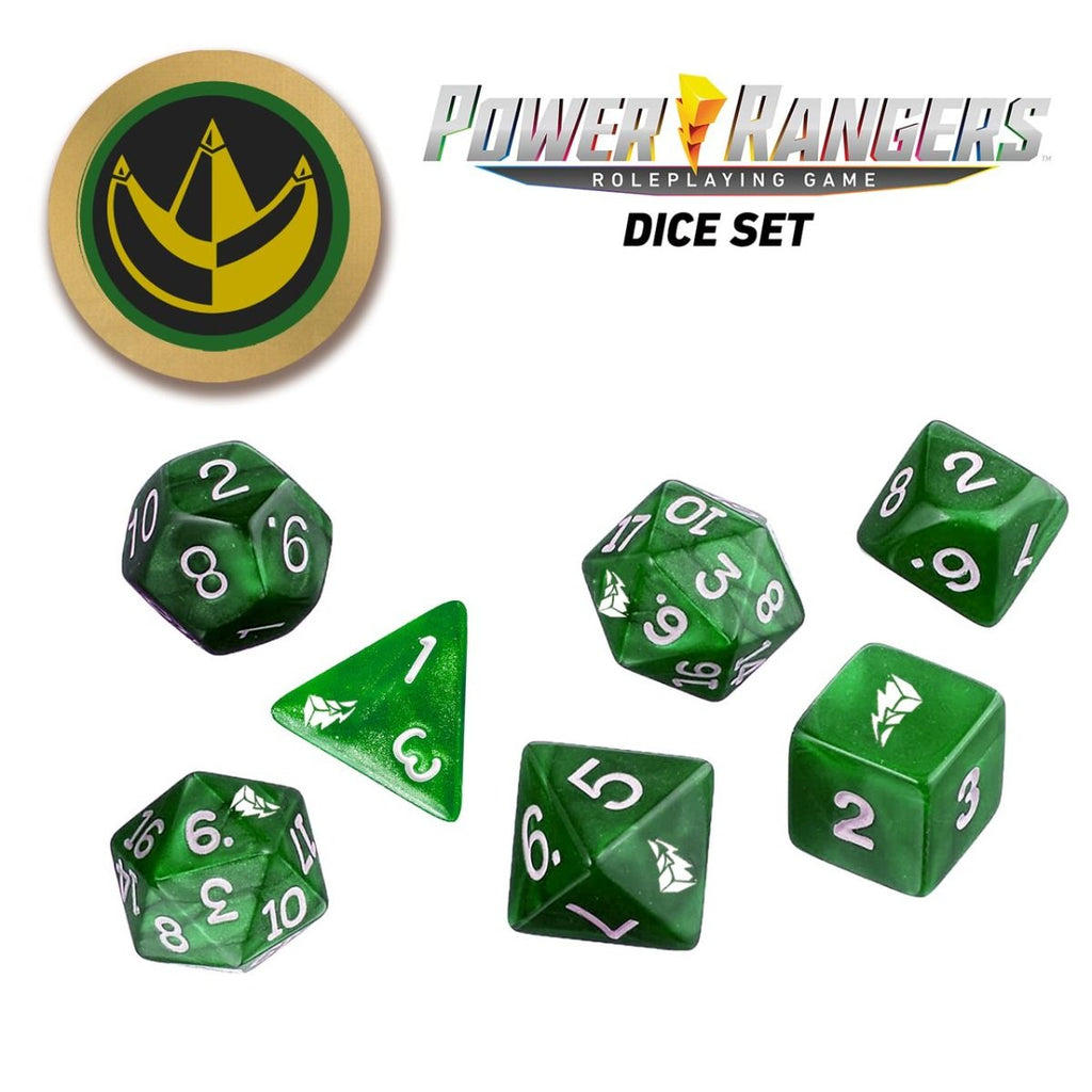 Power Rangers RPG Green Dice Set