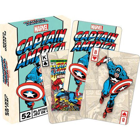 Playing Cards Marvel Captain America Retro