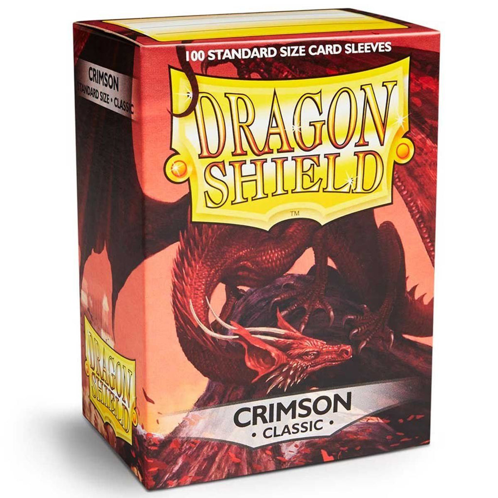 Dragon Shield - Sleeves - Box 100 - Crimson