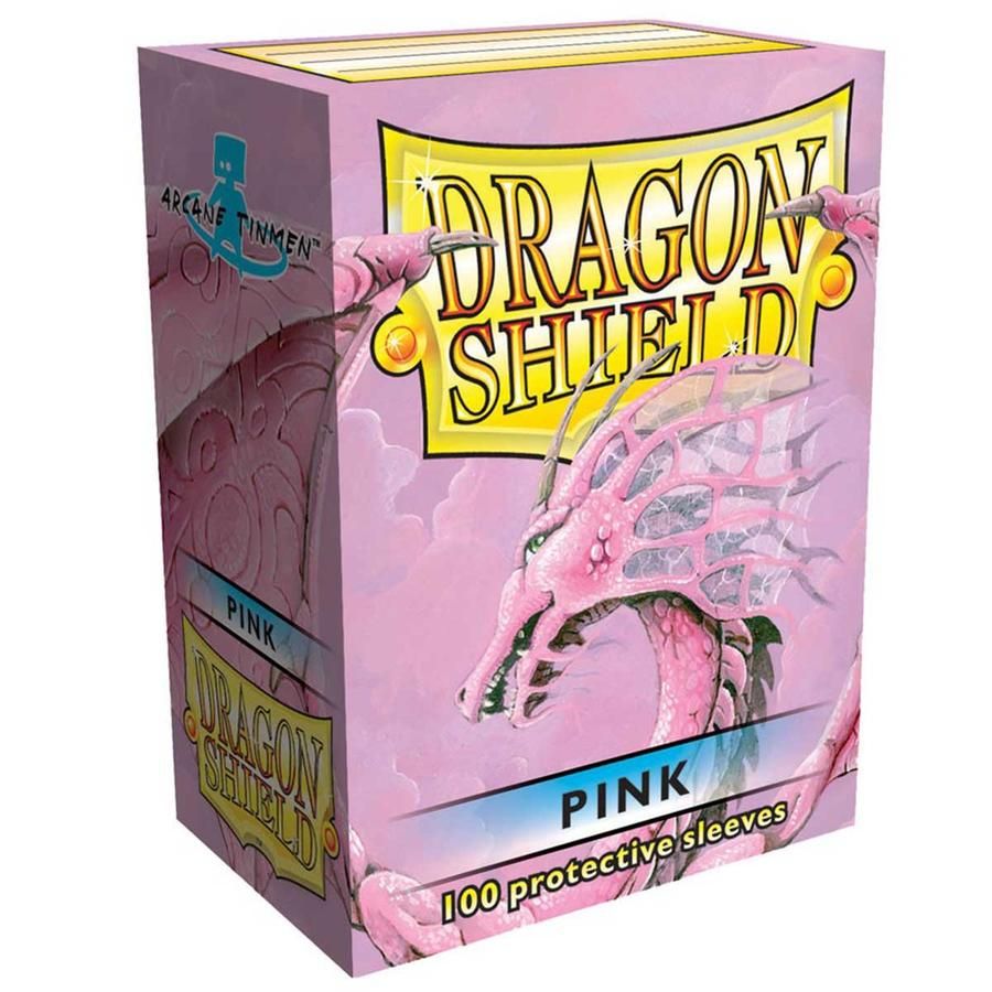 Dragon Shield - Sleeves - Box 100 - Pink