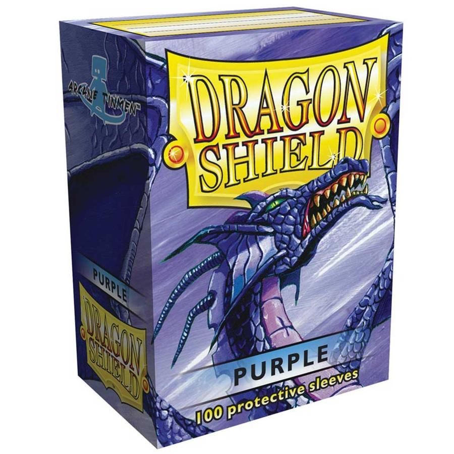 Dragon Shield - Sleeves - Box 100 - Purple