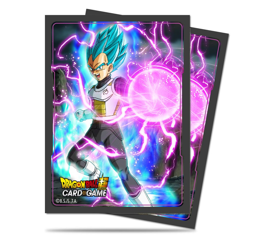 Dragon Ball Super Standard Size Sleeves 65ct God Charge Vegeta