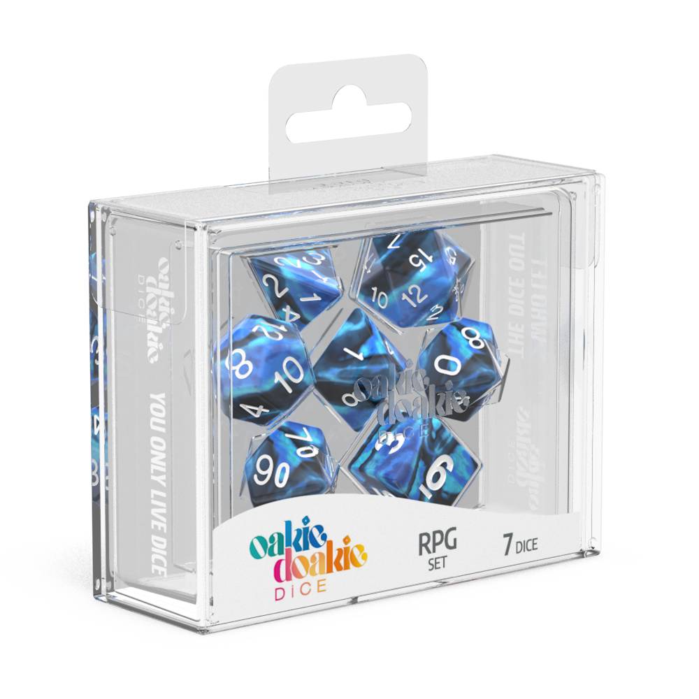 Oakie Doakie Dice RPG Set GemiDice - Twilight Stone (7)