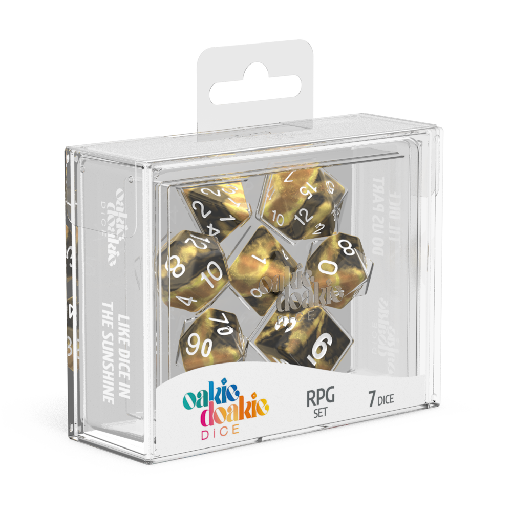 Oakie Doakie Dice RPG Set GemiDice - Hornet (7)