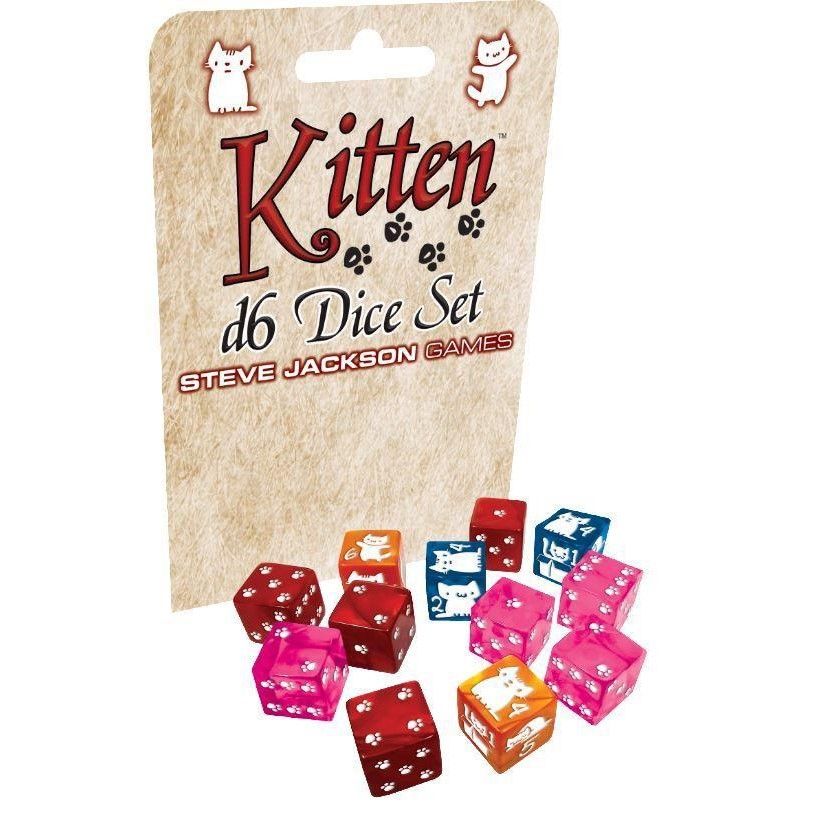 Kitten D6 Dice Set