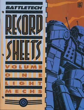 Classic BattleTech: Record Sheets Volume One - Light Mechs