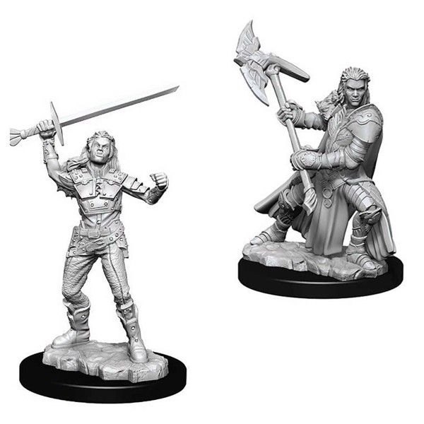 D&D Nolzurs Marvelous Unpainted Miniatures Female Half Orc Fighter - 73542