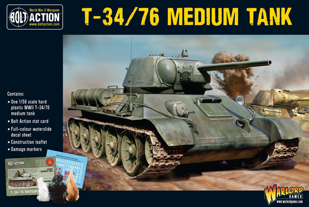 Bolt Action - Soviet Union - T-34/76 Medium Tank