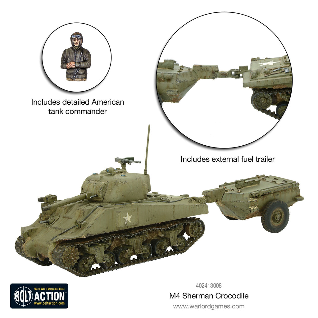 Bolt Action - USA - M4 Sherman Crocodile Flamethrower Tank