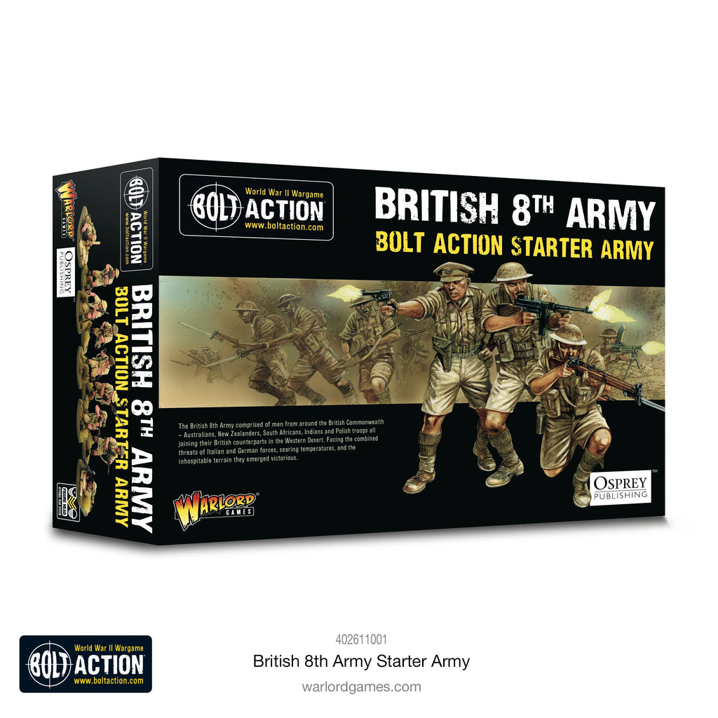 Bolt Action - Great Britain - British 8th Army Starter Army