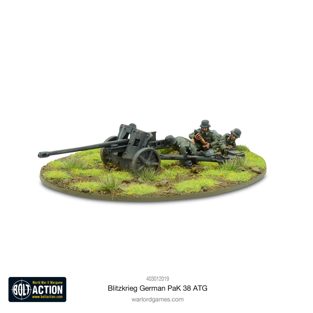 Bolt Action - Germany - Blitzkrieg German Pak 38 5cm anti-tank gun (1941-42)