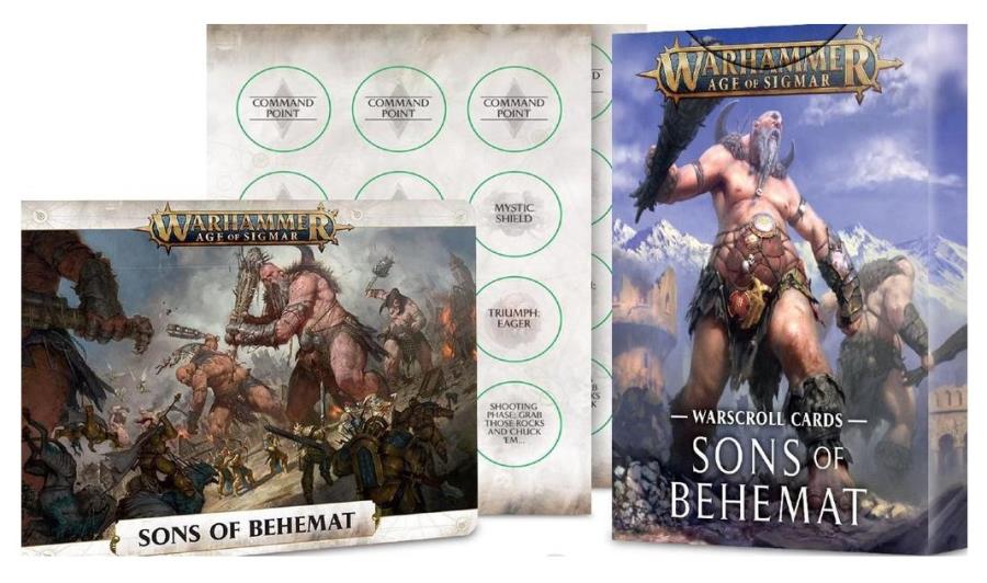 Sons of Behemat: Warscroll Cards (2020 Edition)