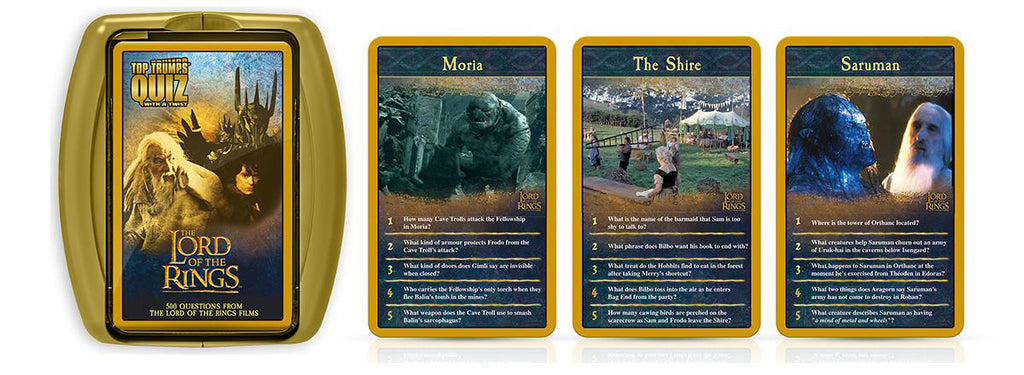 Top Trumps Quiz: The Lord of the Rings