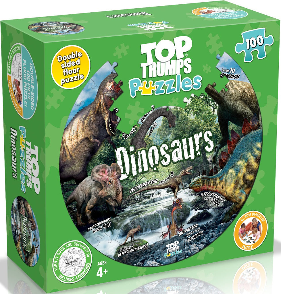 Top Trumps Puzzle: Dinosaurs Puzzle 100 pieces