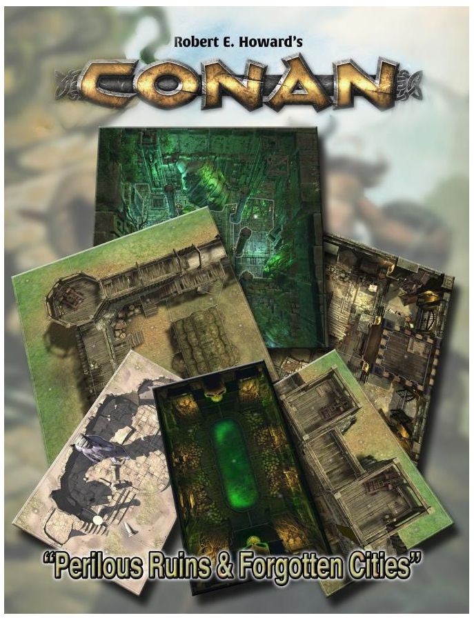 Conan RPG - Perilous Ruins and Forgotten Cities Geo Tile Set