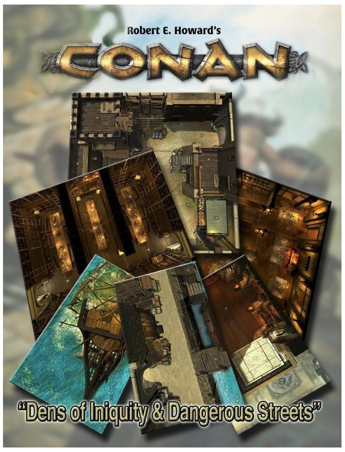 Conan RPG - Dens of Iniquity and Streets of Terror Geo Tile Set