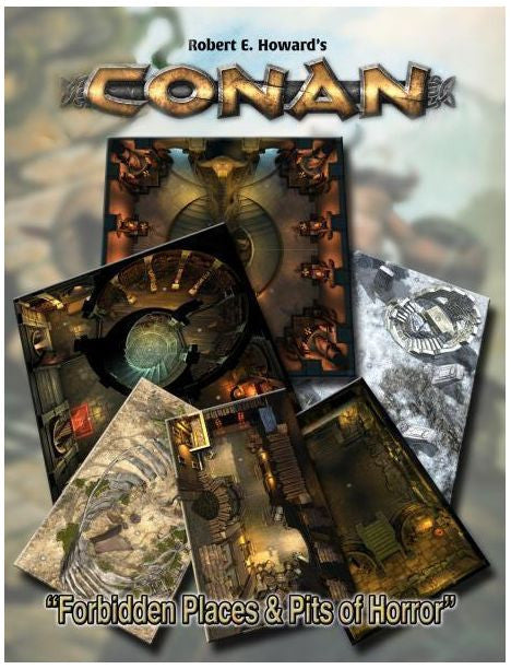 Conan RPG - Forbidden Places and Pits of Horror Geo Tile Set