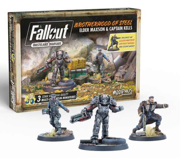 Fallout Wasteland Warfare - Brotherhood of Steel: Elder Maxson and Captain Kells