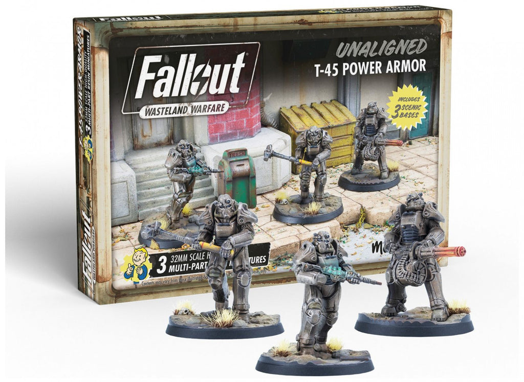 Fallout Wasteland Warfare - Unaligned T-45 Power Armour