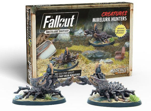 Fallout Wasteland Warfare - Creatures: Mirelurk Hunters