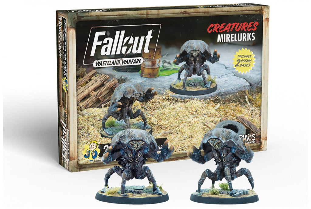 Fallout Wasteland Warfare - Creatures: Mirelurks