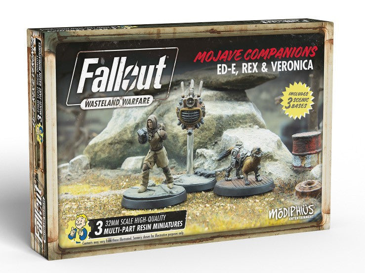 Fallout Wasteland Warfare - Mojave Companions: ED-E Rex and Veronica Miniatures