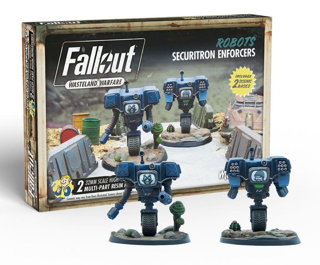 Fallout Wasteland Warfare - Robots Securitron Enforcers