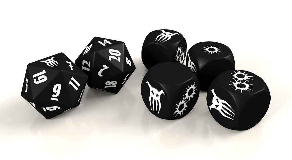 Achtung! Cthulhu RPG - Black Sun Dice Set