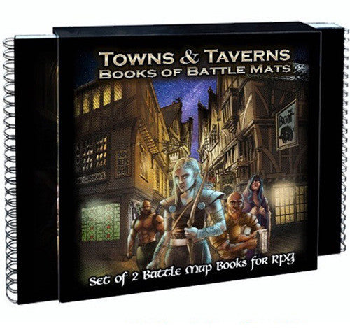 Book of Battle Mats - Towns & Taverns