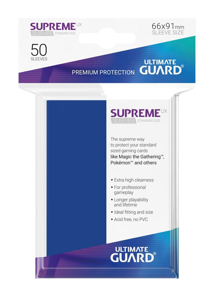 Ultimate Guard Supreme UX Sleeves Standard Size Blue (50)