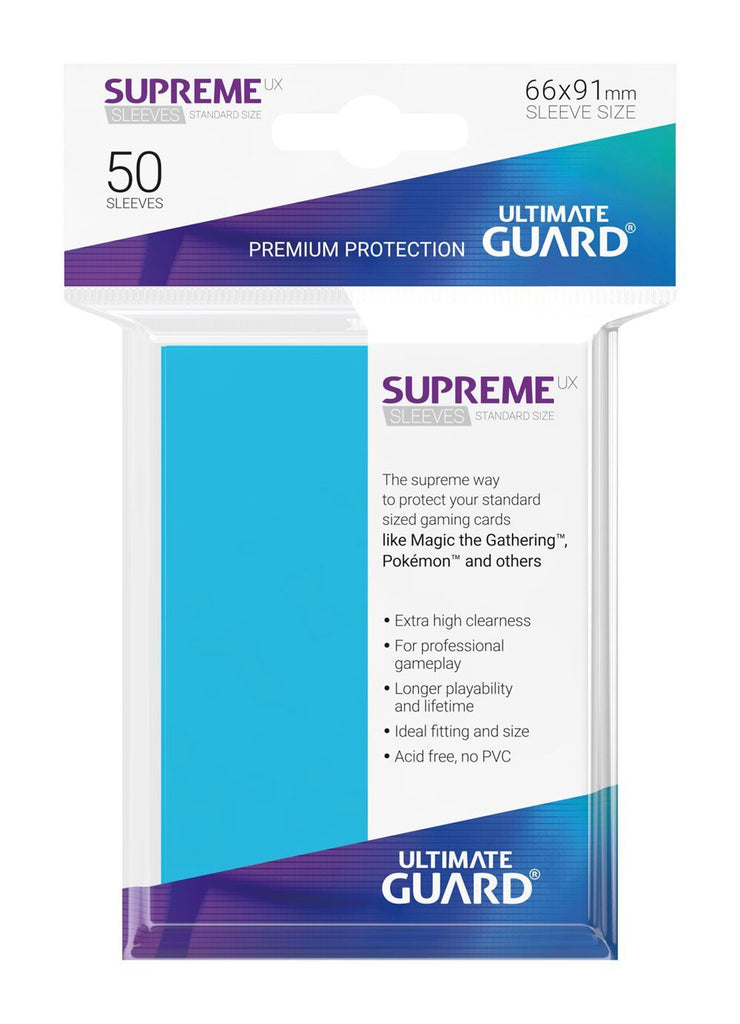 Ultimate Guard Supreme UX Sleeves Standard Size Light Blue (50)