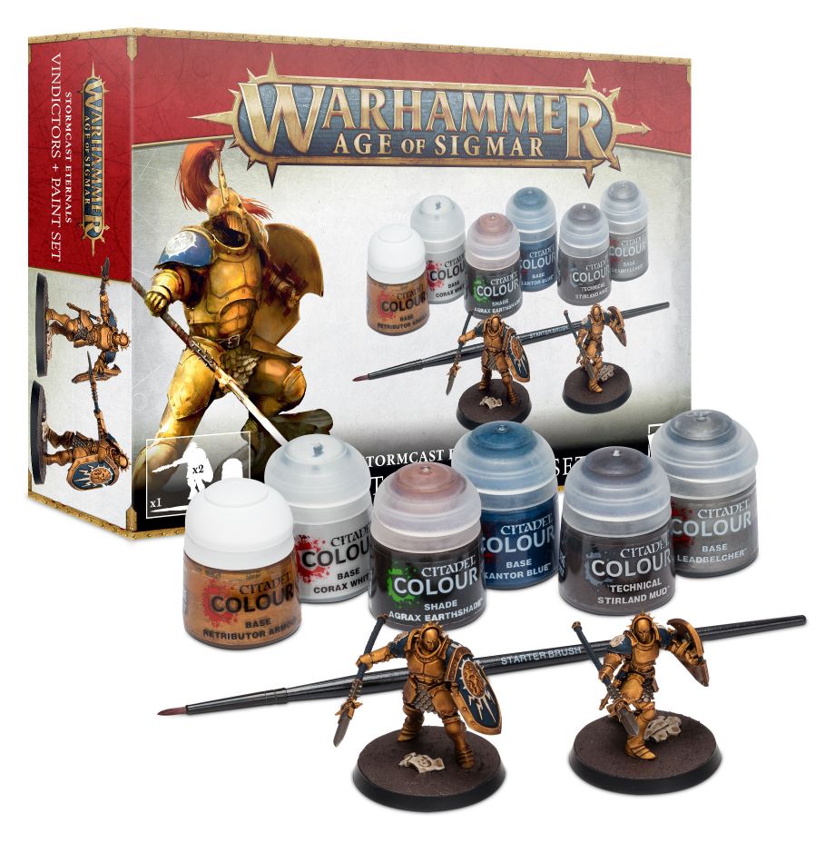 Warhammer Age of Sigmar: Stormcast Eternals Vindicators + Paint Set