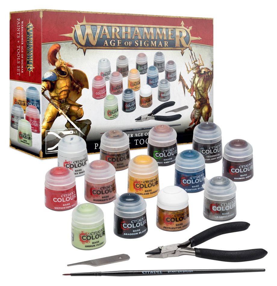 Warhammer  ( aos )Age of Sigmar Paints + Tools 2021