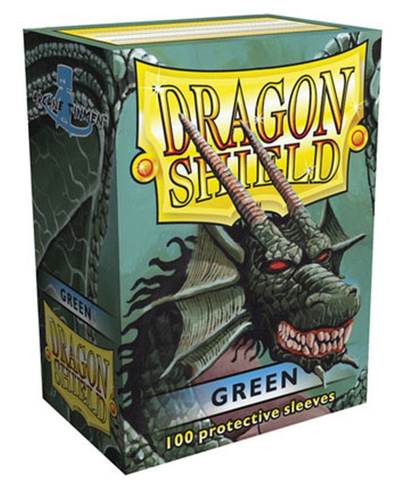 Dragon Shield - Sleeves - Box 100 - Green