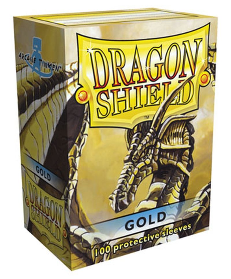 Dragon Shield - Sleeves - Box 100 - Gold