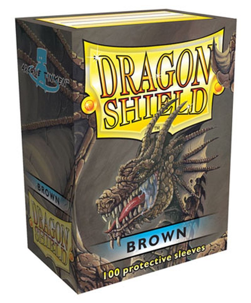 Dragon Shield - Sleeves - Box 100 - Brown