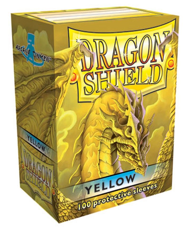 Dragon Shield - Sleeves - Box 100 - Yellow