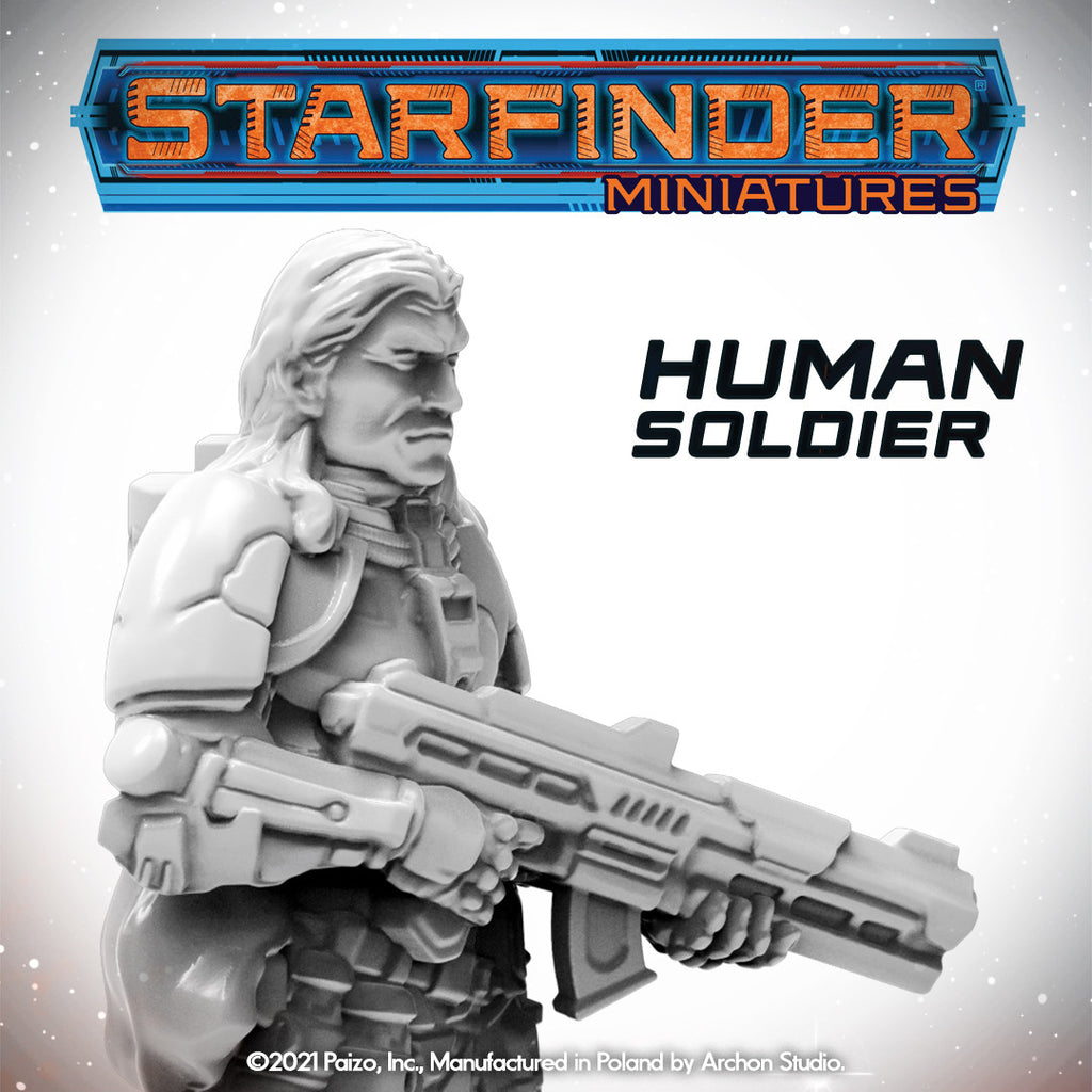 Archon Studio Starfinder Human Soldier