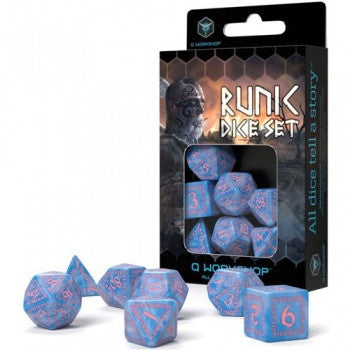 Runic Glacier & Pink Dice Set