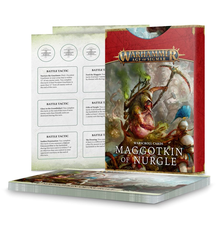 Maggotkin of Nurgle: Warscroll Cards