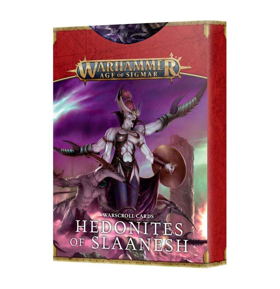 Hedonites of Slaanesh: Warscroll Cards (2023 Edition)