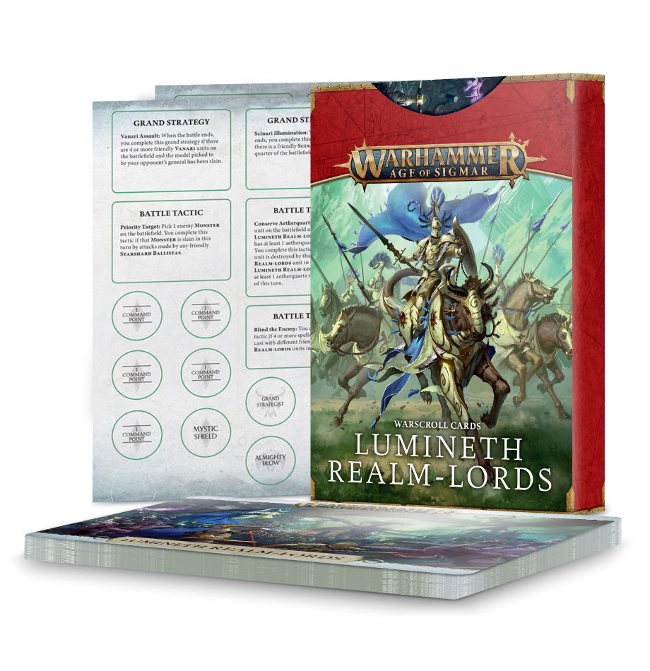 Lumineth Realm-lords: Warscroll Cards (2022 Edition)