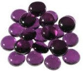 Gaming Stones Crystal Purple Glass Stones (Qty 40) in 5 1/2" Tube
