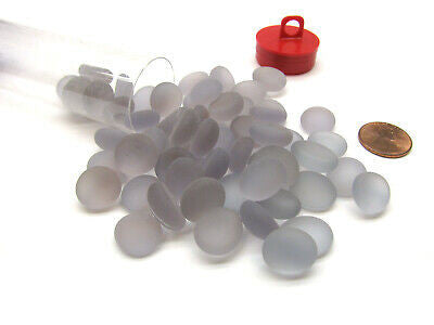 Gaming Stones Crystal Lilac Frosted Glass Stones (Qty 23-27) in 4" Tube
