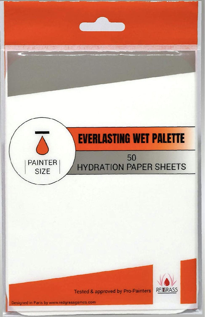 Redgrass Painter Everlasting Wet Palette Hydration Paper 50 sheets