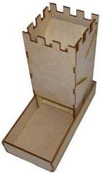 Dice Tower Unfinished - Birch