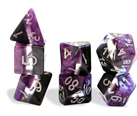 Supernova Dice - Panther 7 Dice Polyhedral Set