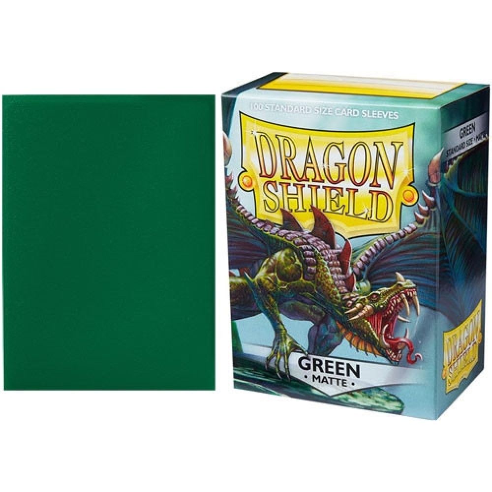 Dragon Shield - Sleeves - Box 100 - Green MATTE