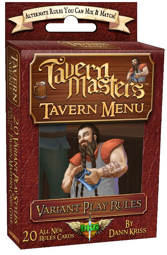 Tavern Masters - Tavern Menu Deck Expansion